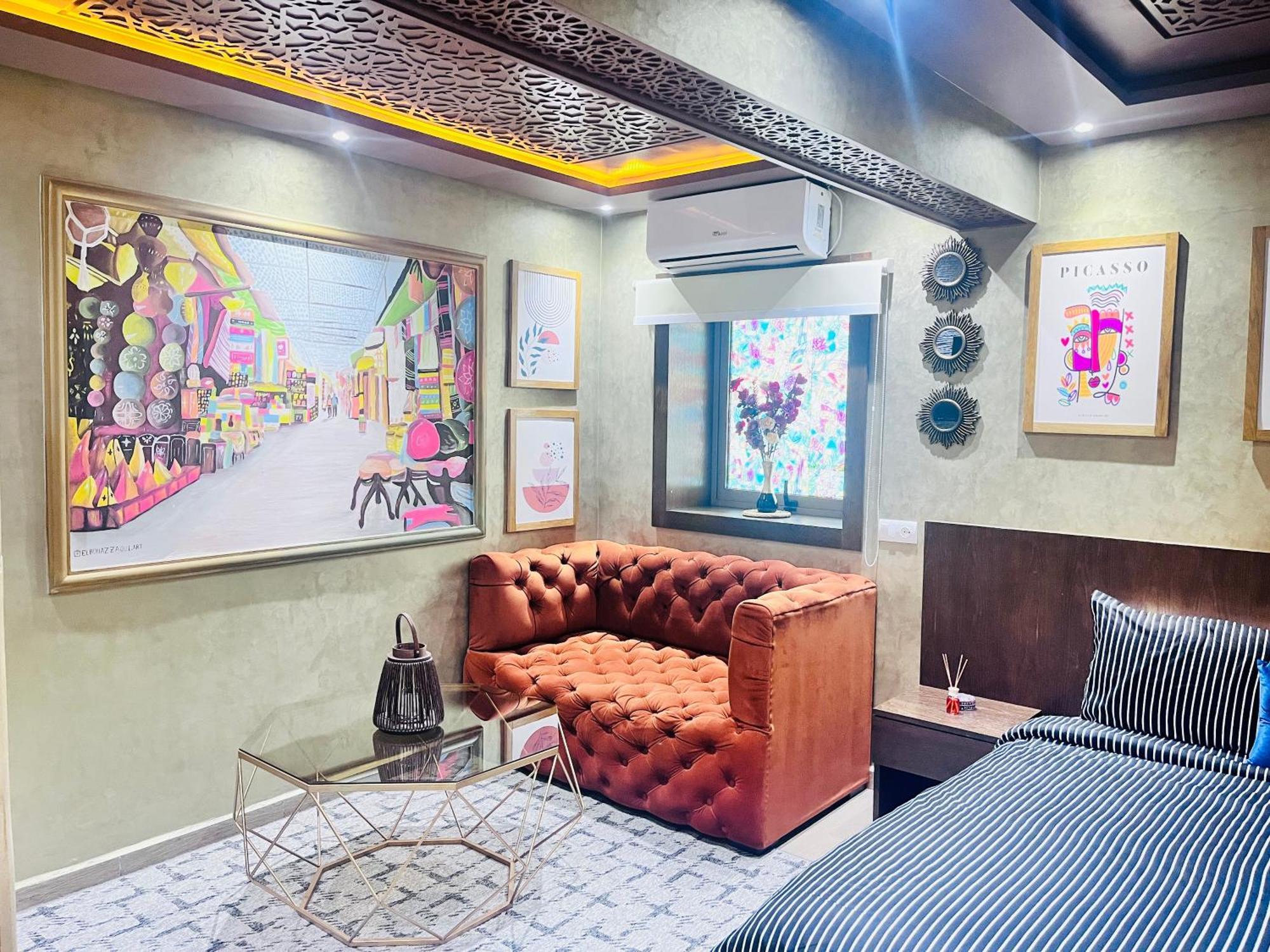 Studio Elegant Au Coeur De La Medina De Рабат Екстериор снимка